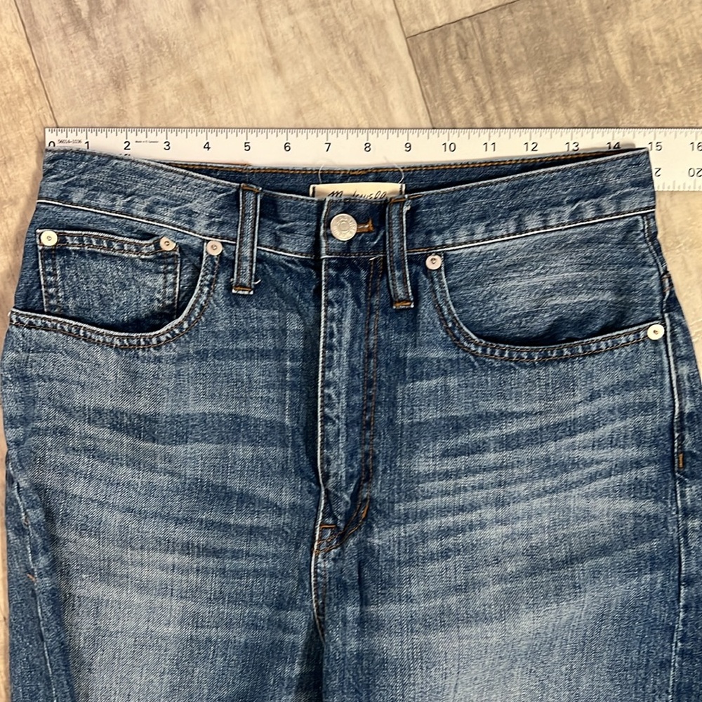 Madewell Rigid Straight High Rise Cropped Jeans - Picture 10 of 15